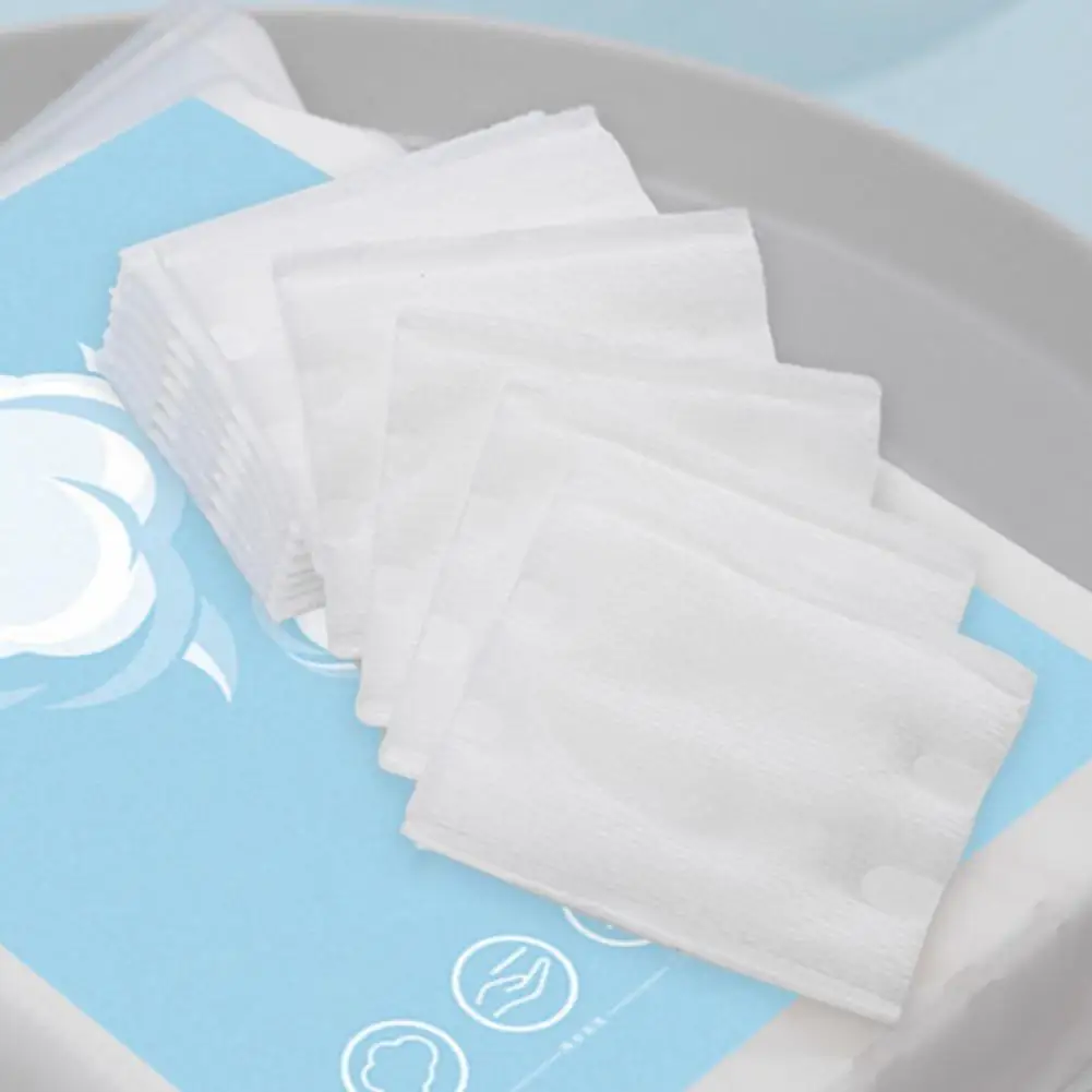 

222Pcs/Set Double Sides Cotton Pad 3 Layers Lightweight Facial Clean Cosmetic Cotton Pads Makeup Remover for Female