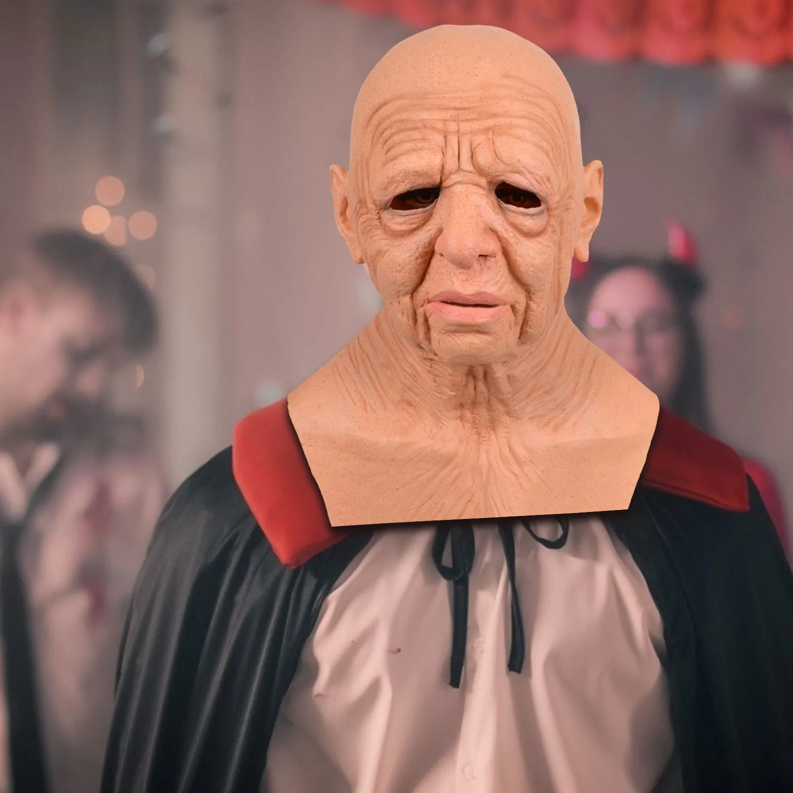 

Halloween Horror Funny Latex Full Headdress Funny Horror Mask Toys Montessori juguetes para nios