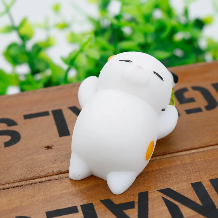 Милые мягкие игрушки Mochi Cat Squeeze Healing Fun Kids Kawaii, игрушка для снятия стресса, Декор, животные, игрушки Noverty, стоп-стресс - Цвет: C