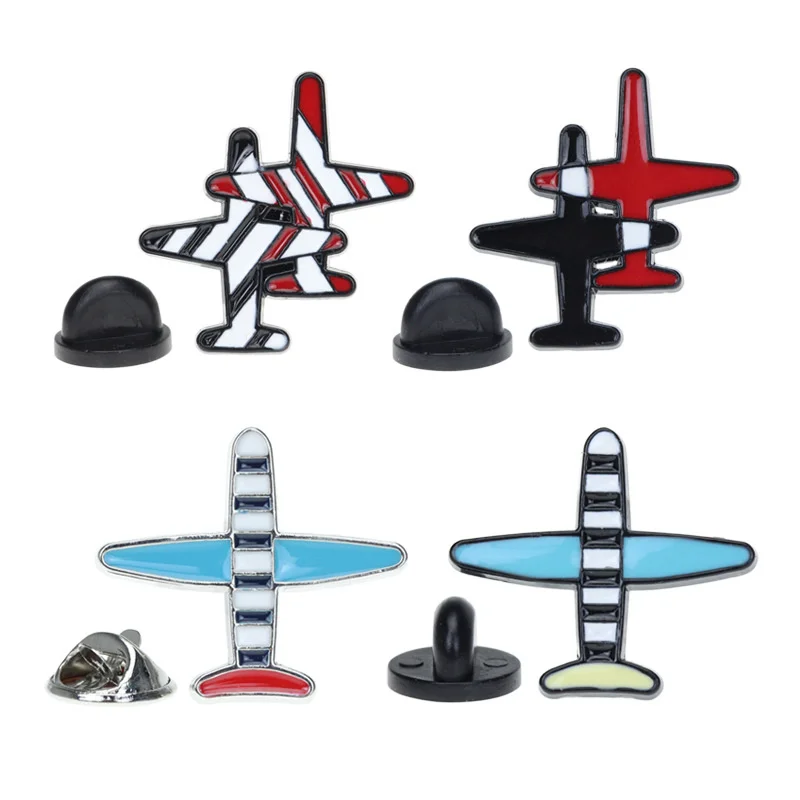 

1PC Alloy Airplane Retro Air Plane Brooches Pins Enamel Rhinestone Pearl Plane Charm Jewelry Party Badge Banquet Aircraft Brooch