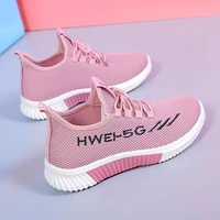 2021 spring women shoes flats casual ladies shoes woman lace up mesh breathable sneakers female zapatillas de deporte para mujer