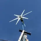 Водонепроницаемый низкоскоростной ветряной генератор 800 Вт, ветряная мельница с корпусом из алюминиевого сплава