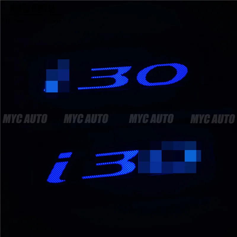 Порог пластины 2007 2008 2009 2010 2011 2012 для Hyundai i30 нержавеющая сталь защитная отделка