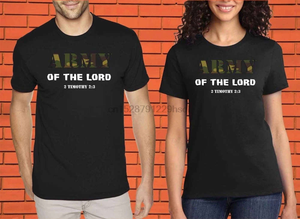 Мужская футболка с принтом армии Властелина Бога солдатика Христова фаната