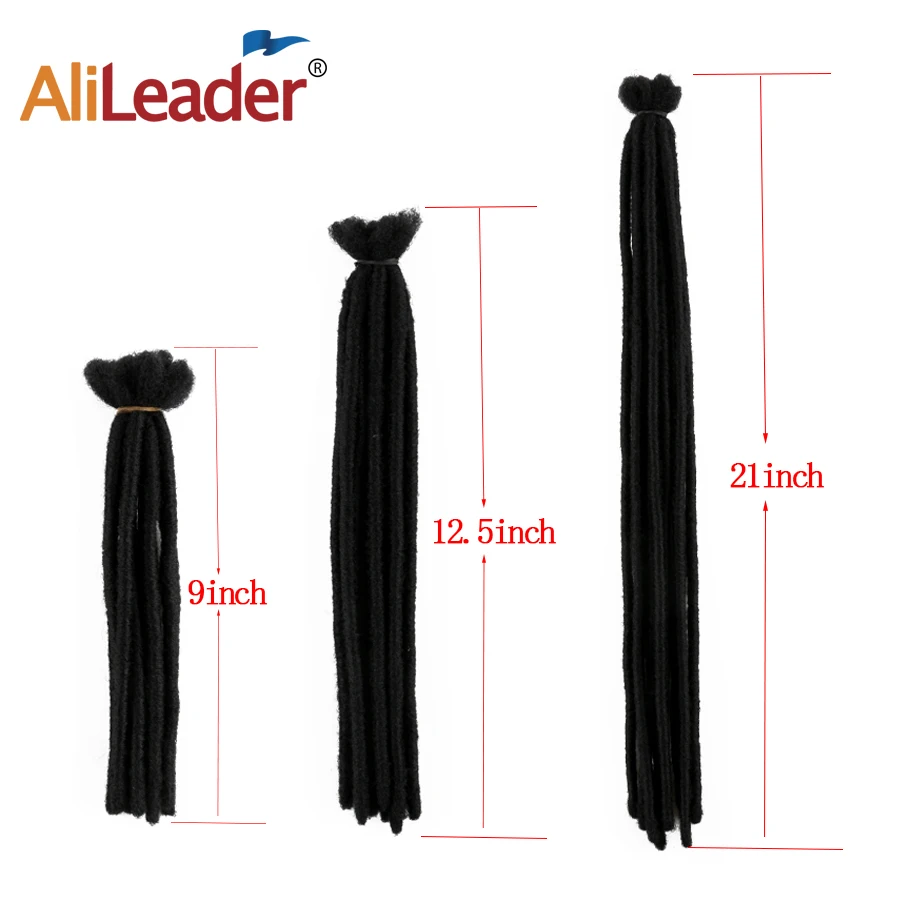 Alileader 12 цветов мягкие Dread волосы для наращивания чистый цвет дреды вязаные