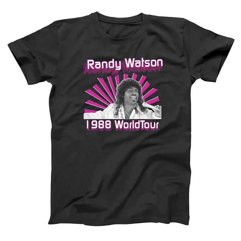 Рэнди Уотсон 1988 WORLD TOUR Футболки мужские/женские топы футболки с принтом Футболка