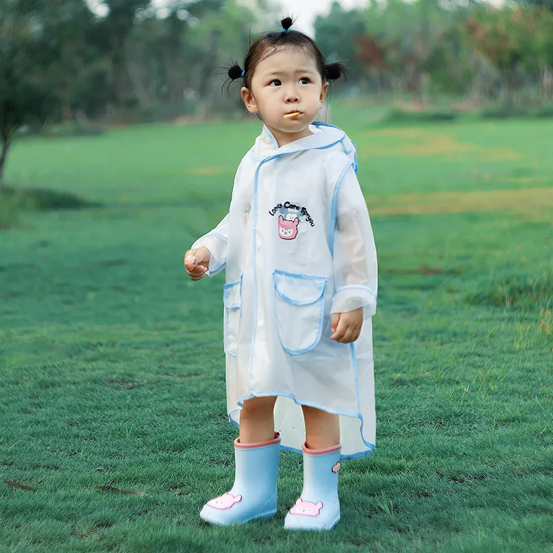 Классическая детская обувь ПВХ резиновая с мультяшным рисунком