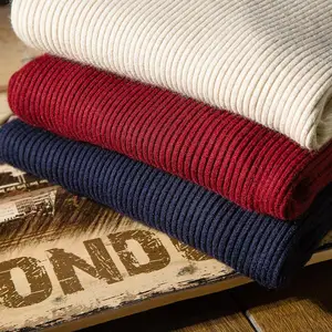 Мужской плотный пуловер с высоким воротником, теплый трикотажный свитер, облегающая одежда для зимы, 2019