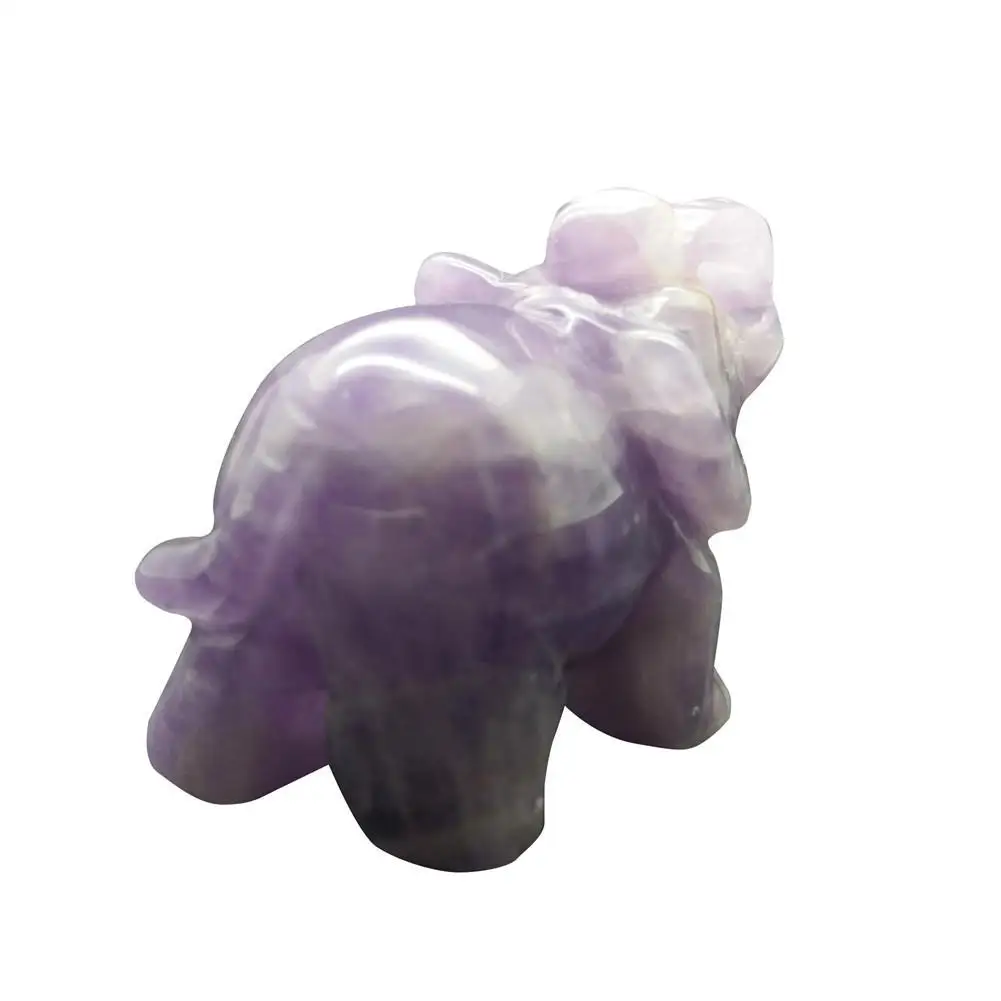 Домашний декор статуэтка слона Карманный точильный камень резная статуя