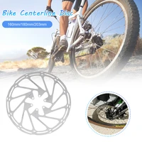 high quality 160mm180mm203mm centerline rotor bicycle disc brake rotor 6 bolt disc rotor with screws exquisite hollow design
