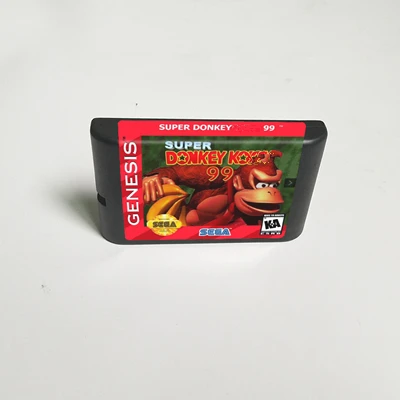 

Игровая Карта Super Donkey 99 Kong - 16 бит MD для Sega Megadrive Genesis, картридж игровой консоли