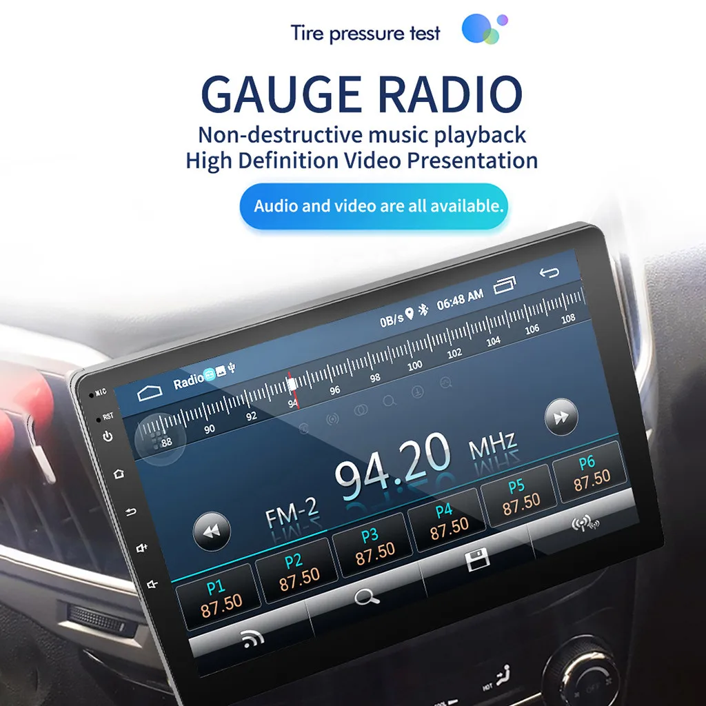 Android 9 дюймов 16G Mp5 плеер стерео GPS навигация машина радио Bluetooth автомобильная