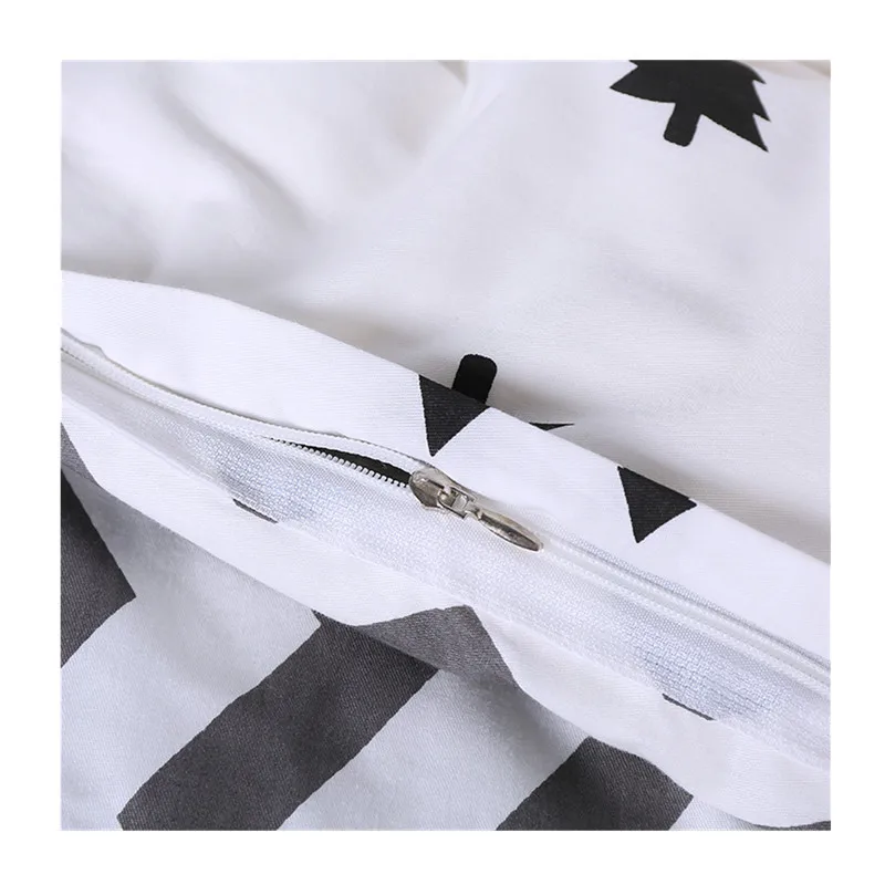 Комплект постельного белья для малышей бамперы Хлопковый чехол с принтом