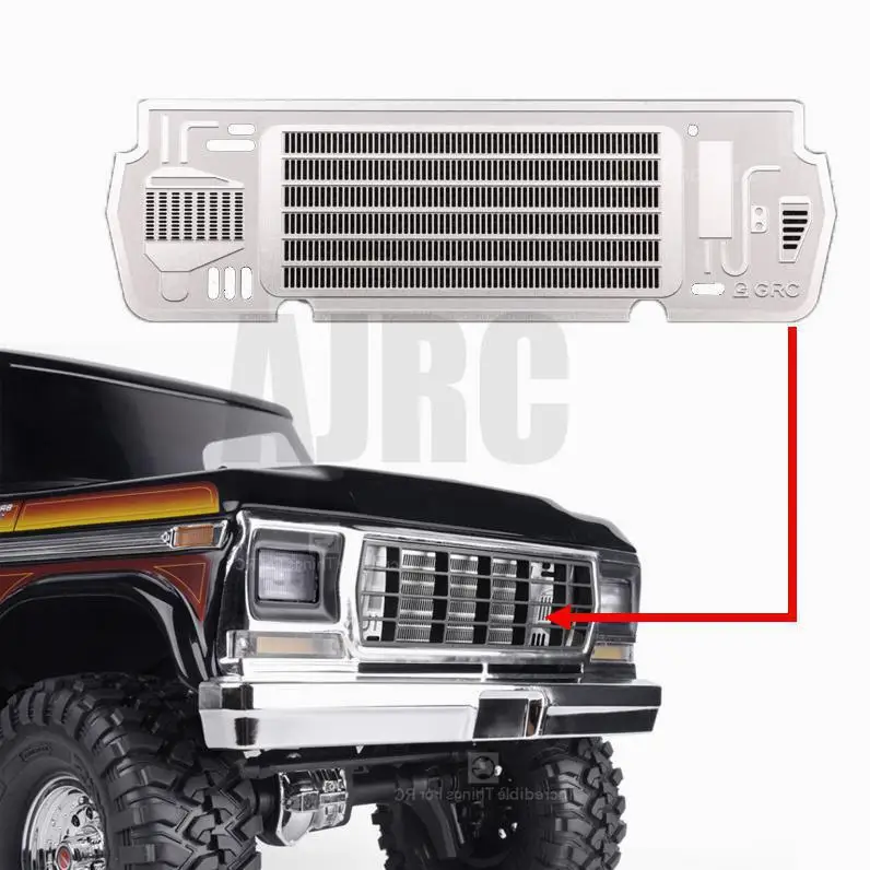 Металлическая сетка моделирование бак для воды охлаждающий 1:10 Traxxas TRX4 Bronco RC