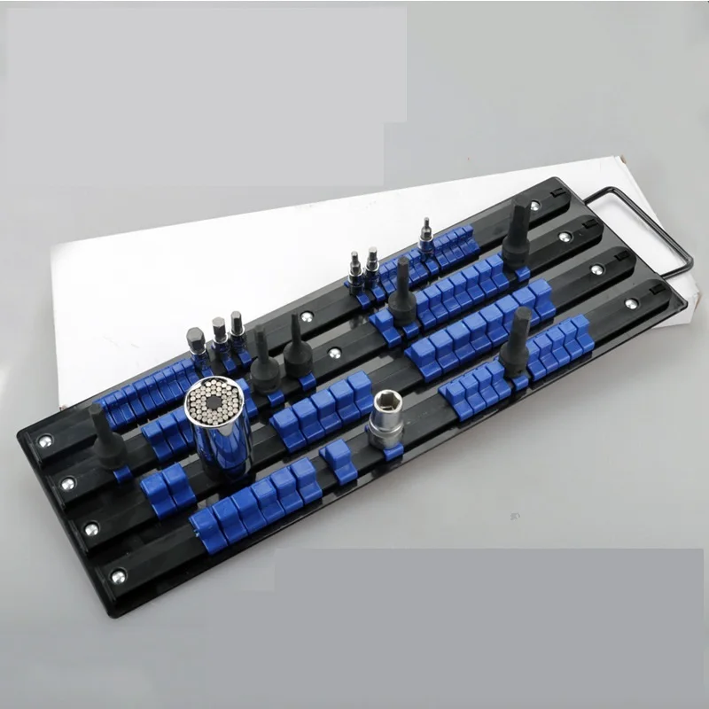 Монтируемая розетка рейка держатель органайзер раздвижные 1/4 3/8 1/2 лоток