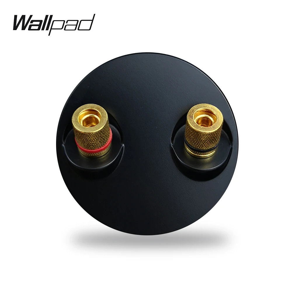 

L6 Wallpad 5 Colors Audio Speaker Phono 2 Pin Socket Module Outlet Wiring Panel DIY Free Combination