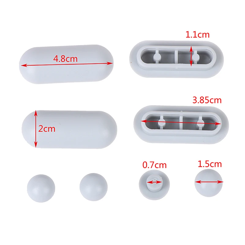 4pcs/lot Plastic Antislip Gasket Toilet Seat Cushion Pads Cover Bumper Bathroom Lifter Kits