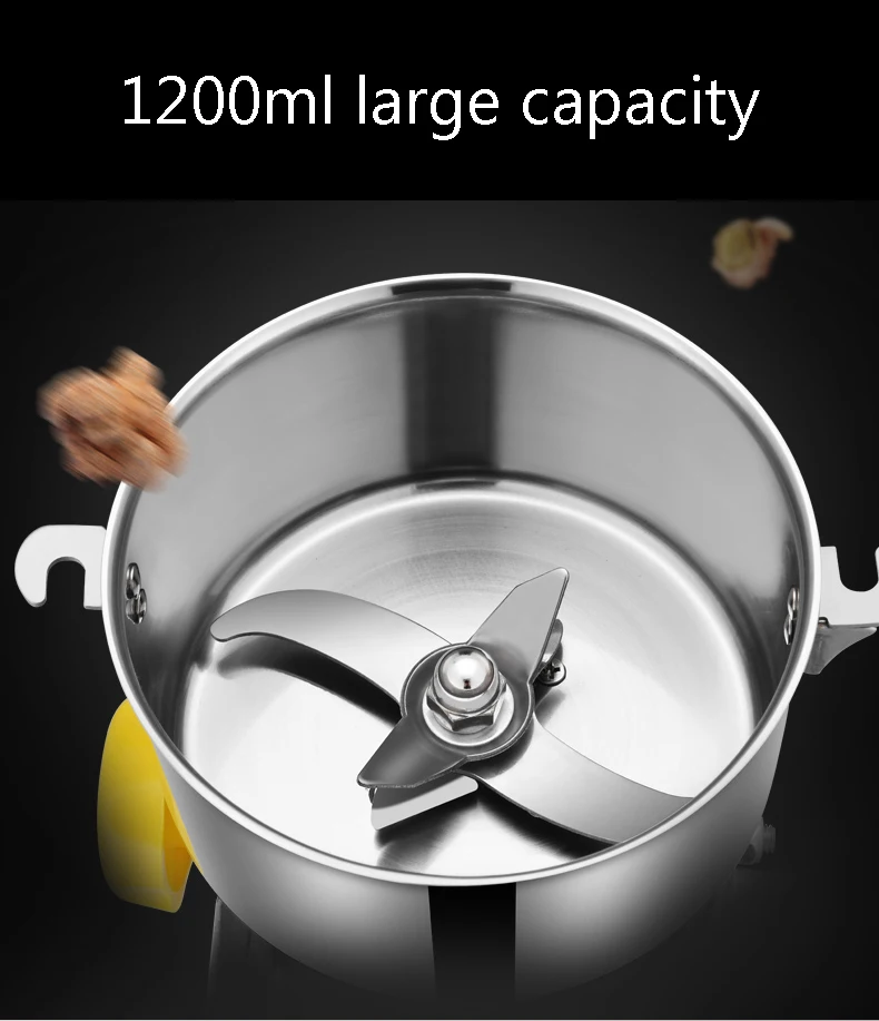 JIQI 3000 Вт Martensitic нержавеющая сталь шлифовальный станок бытовой электрический зерновой мельница ультратонкий шлифовальный станок для порошка