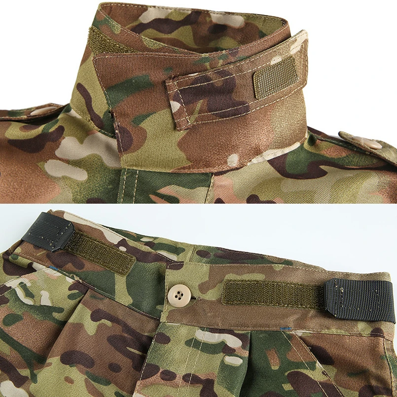 Детский тренировочный костюм в стиле милитари детская летняя форма для кемпинга