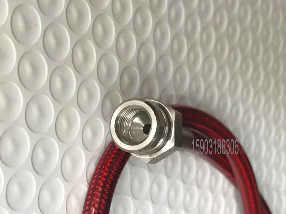 AN3 оплетка из натуральной нержавеющей стали с полиуретановым покрытием 1/8 дюйма