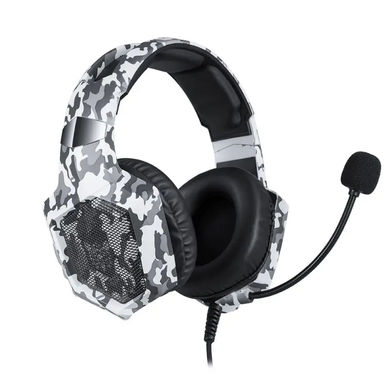 Игровая гарнитура PS4 с микрофоном 3 5 мм стерео в уши светодиодный светильник