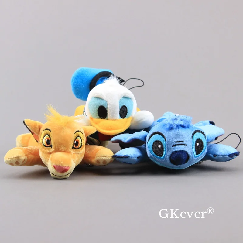 8-11 см Kawaii Duck Simba Плюшевый брелок мягкие животные милый Лев Король Simba плюшевые игрушки кукла детский подарок на день рождения