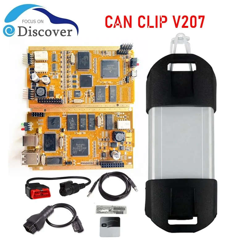 

For Renault Can Clip V207 Diagnostic Interface For renault Can Clip PCB With NEC Relay AN2131QC Full Chip Auto Diagnostic Tool