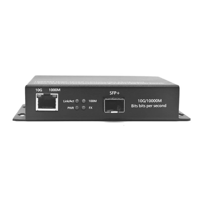 Медиаконвертер 10G 1 SFP + слот и 10G/1G/100M с автоматической адаптацией портов RJ45