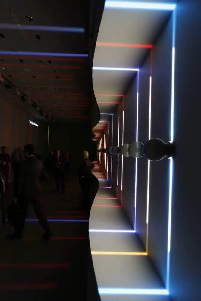 Арт дизайн окно светодиодные Настенные светильники для дома и сада RGB удаленным