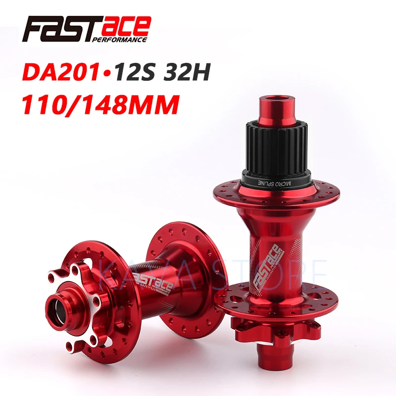 FASTACE DA201 F/R DEORE XT M8100 M7100 FH BH HUB 12 s Hub 32H 135x10mm 100x9mm E THRU Axis Bike speed MICRO SPLINE Hub|Велосипедные
