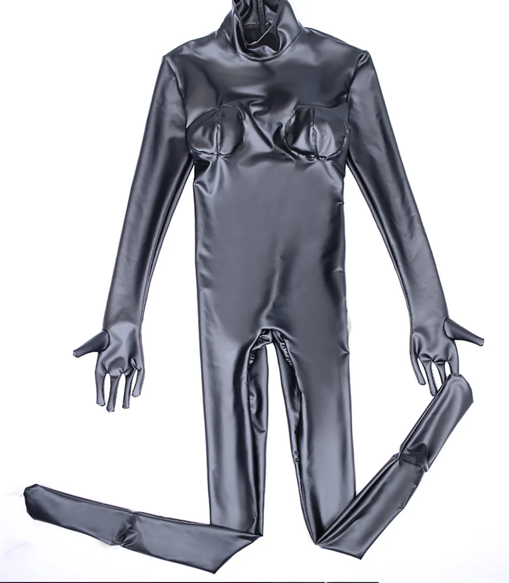 

Private Party Use Body Fitting Oil Latex Elastic Body Suit Jumpsuit Bondage Soldiers Stage Show Harajuku Cosplay Costumes