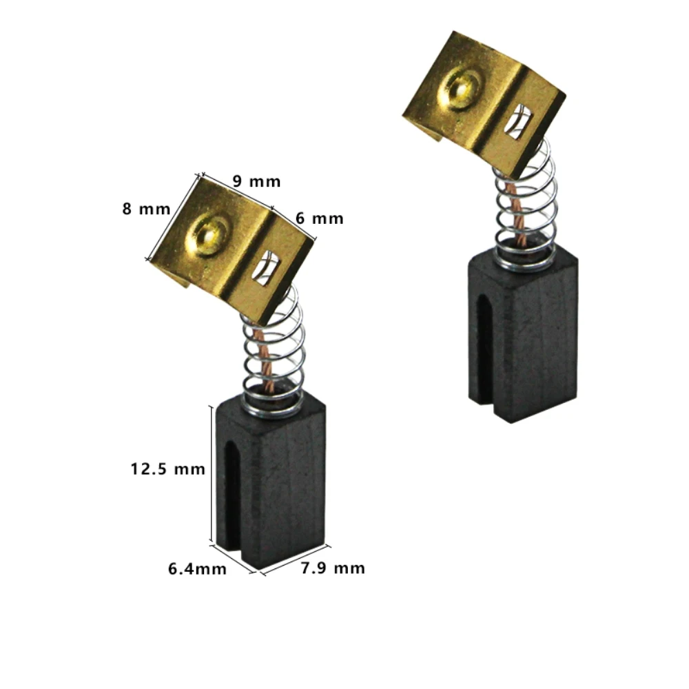 5 пар угольных кистей 6 4x7 9x12 мм 596071 00 для электродвигателей Black Decker CD105 CD110 CD115