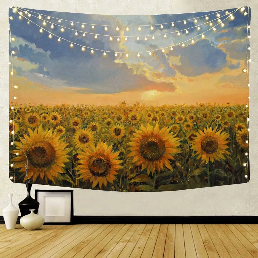 Настенный Гобелен красивый натуральный лес хиппи бохо Декор большие богемные