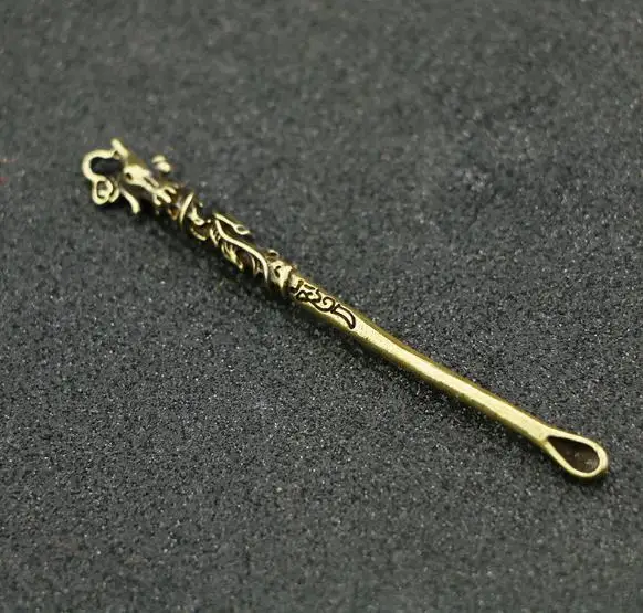 Длинная металлическая ложка для курения табака в бутылке | Дом и сад