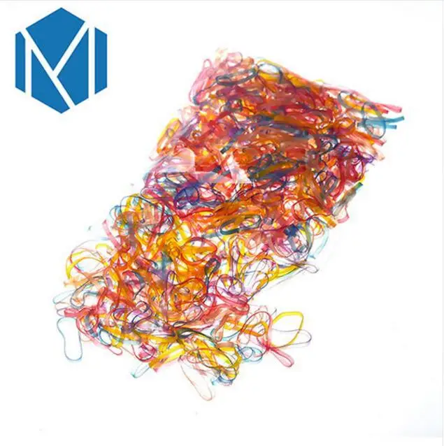 Color F 600pcs 2000 шт./упак. детей девочек резинки Красочные хвост держатель резинки для волос одноразовые детские резинки для волос аксессуары для волос - Цвет: Color F 600pcs