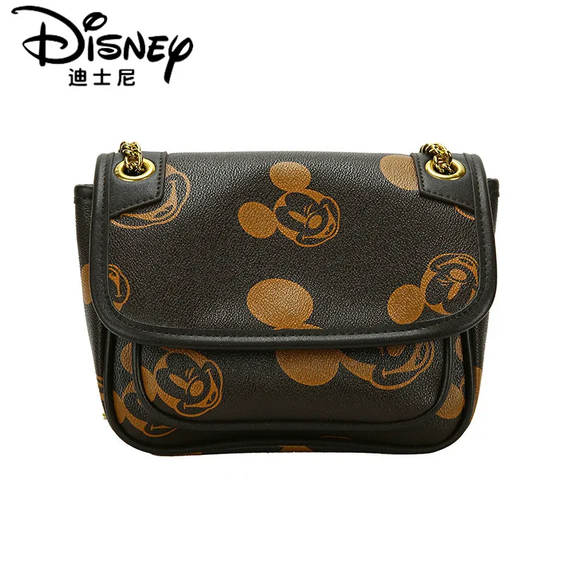 

Disney PU Women Shoulder Bag Mickey Mouse Large Capacity Messenger Bag Lady Handbag Shopping Bag Leisure Fashion Satchel Gift