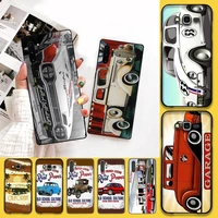 huagetop classic old style car signs coque shell phone case for samsung note 7 8 9 10 lite plus galaxy j7 j8 j6 plus 2018 prime