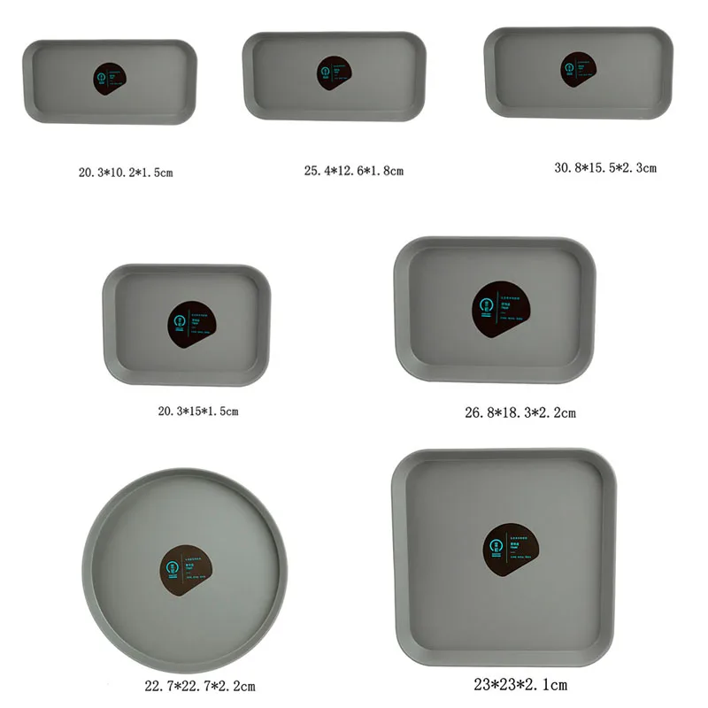 Скандинавские геометрические лотки для хранения чая завтрака хлеба тарелка