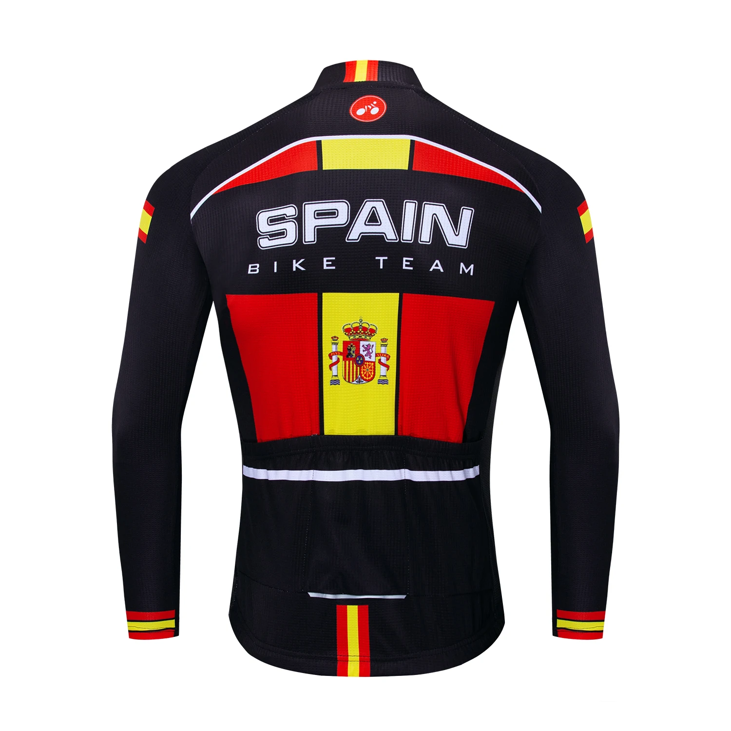 Профессиональная команда Испании 2021 Мужская Джерси с длинным рукавом для