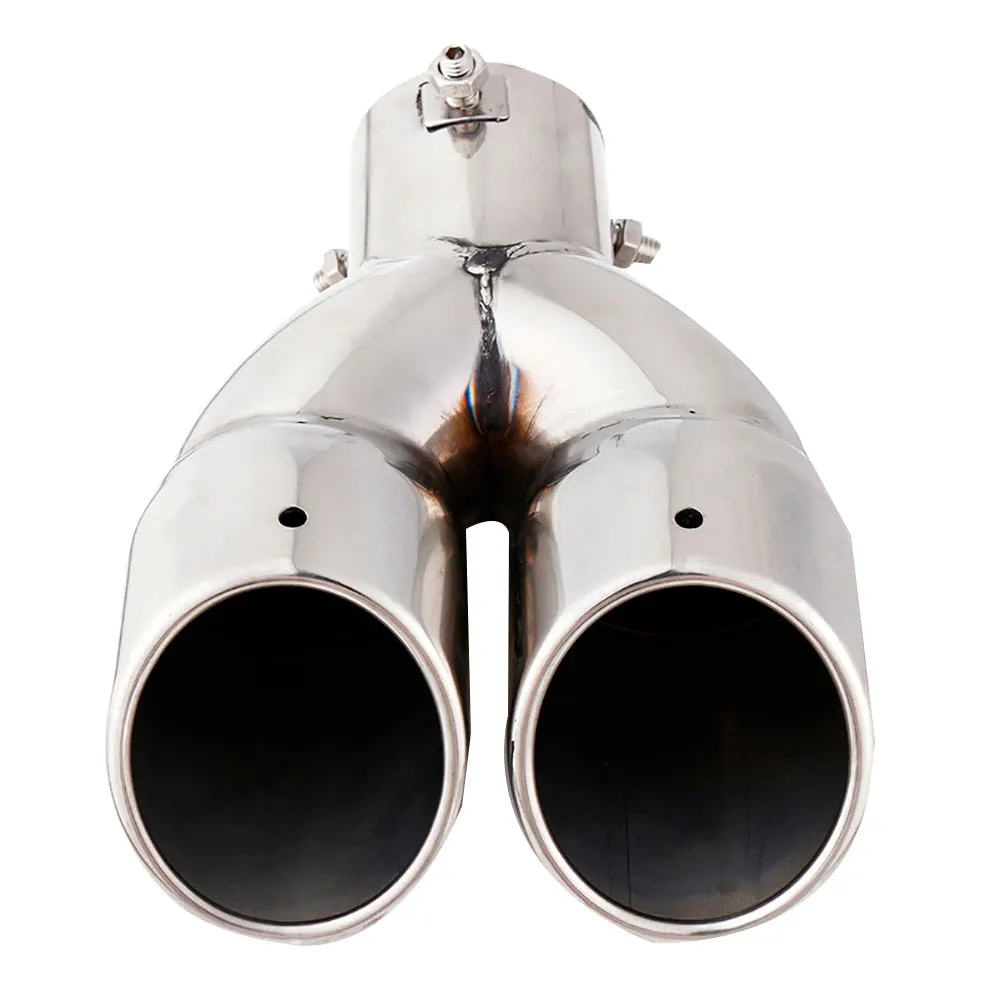 Универсальный двойной выход из нержавеющей стали автомобильный