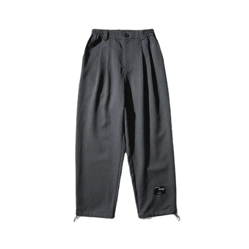 

Dress trousers for men and women spring and summer draping wide-leg trousers loose straight trousers casual straight trousers