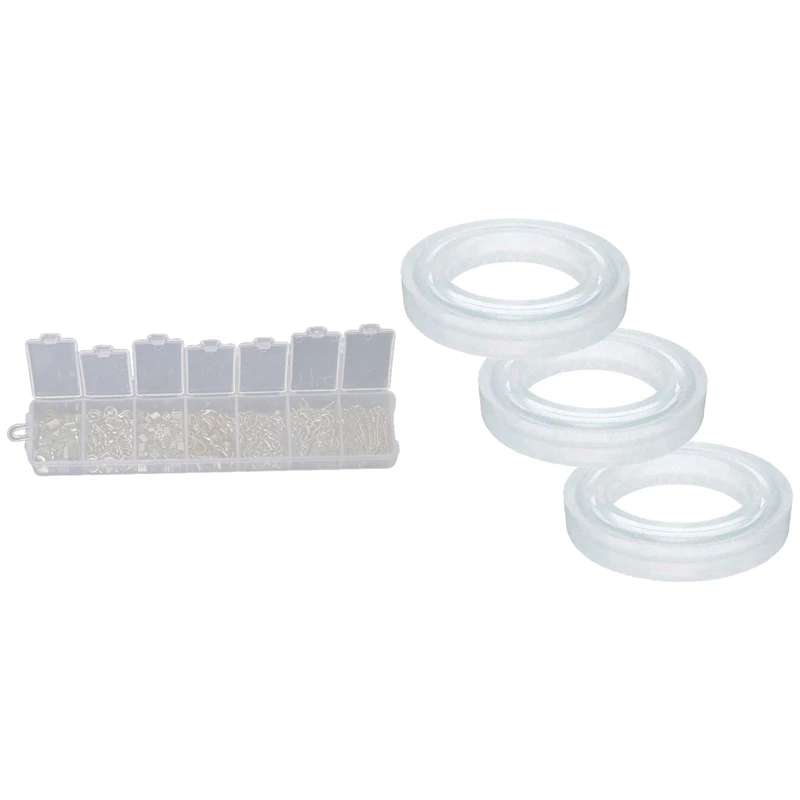 

1 Набор, форма для браслета из силикона и каучука, 60 мм