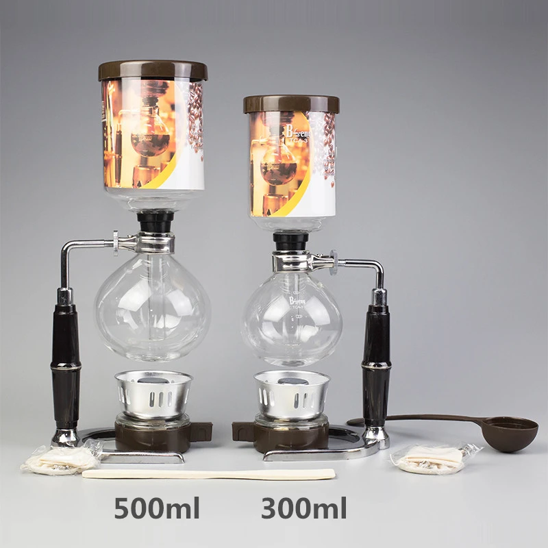 

Syphon Coffee Maker 300ml 500ml Syphon Pots Filters Japanese Style Tea Siphon Filter Coffee Siphon Machine