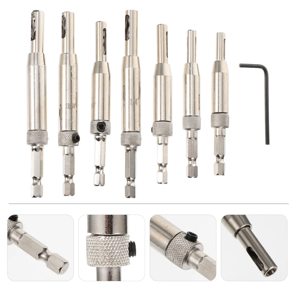 

1 Set Hinge Drilling Accessories Woodwork Tool Door Window Hinge Drilling Tool