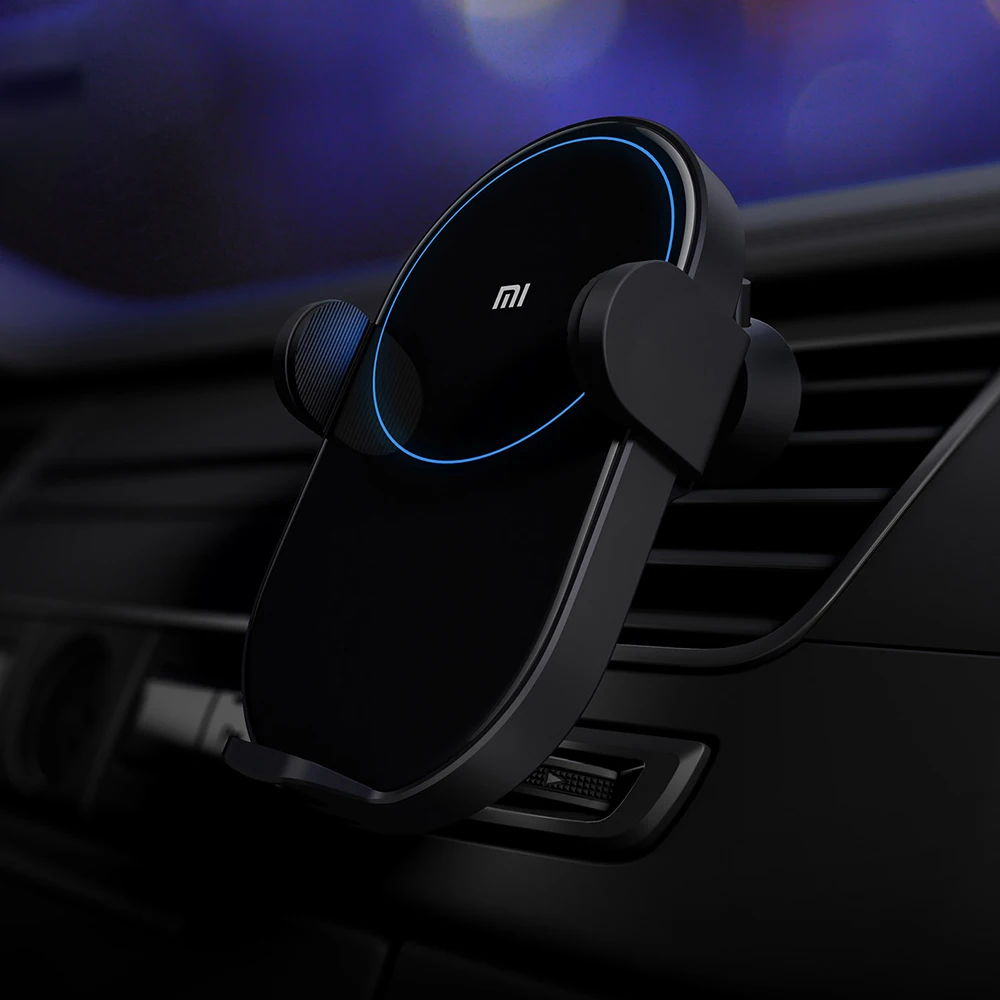 Популярное оригинальное автомобильное зарядное устройство Xiaomi, сертификация QI, автомобильный держатель для телефона 10 Вт, Быстрое беспроводное зарядное устройство для Xiaomi huawei iPhone