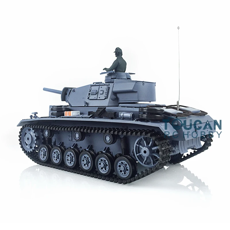 1/16 Scale 2.4G Heng Long 7.0 Plastic German Panzer III L RTR Gift Remote Control Tank Model 3848 TH17339-SMT4 | Игрушки и хобби