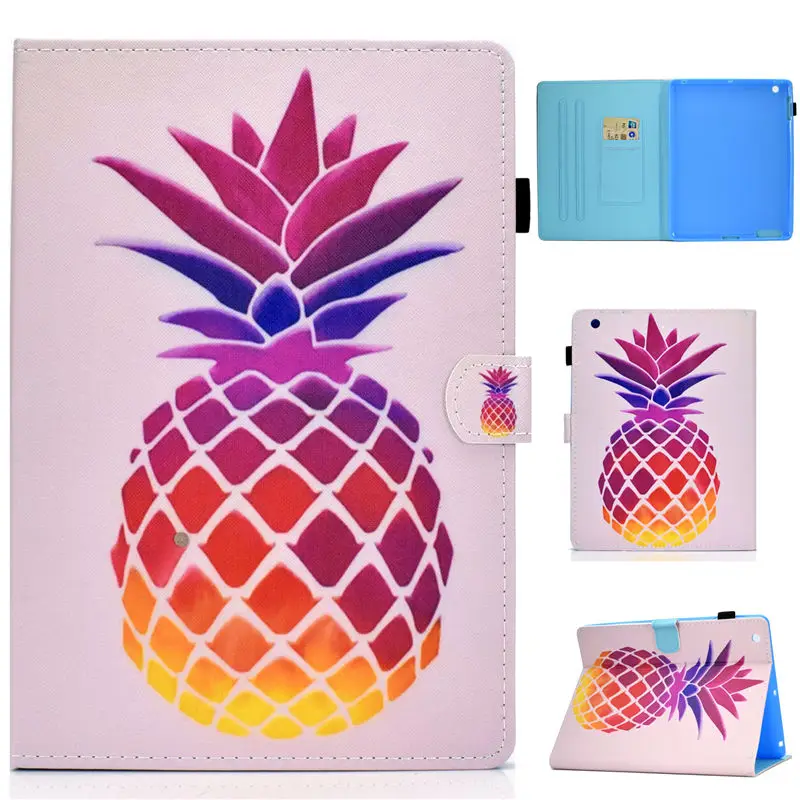 S040 Мультфильм Cat Чехол для Apple iPad 2/3/4 чехол Funda планшет силиконовый чехол из искусственной кожи для iPad2 iPad3 iPad4 Стенд кожи в виде ракушки+ стилус+ Защитная пленка на экран - Цвет: S040