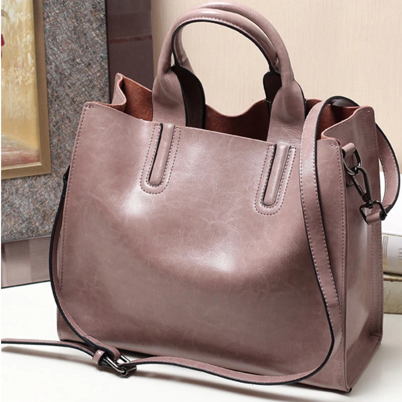 

2020 Wine Red Women Shoulder Handbags Fashion Genuine Leather Clutch Bags Large Capacity Ladies Party Prom Large CapacityHandbag