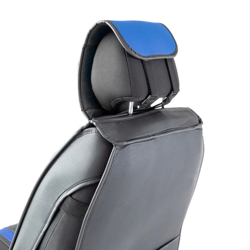 Frame 3D capes for front seats &quotcar performance&quot 2 pcs. eco-leather cus-3012 BK/BL | Автомобили и мотоциклы