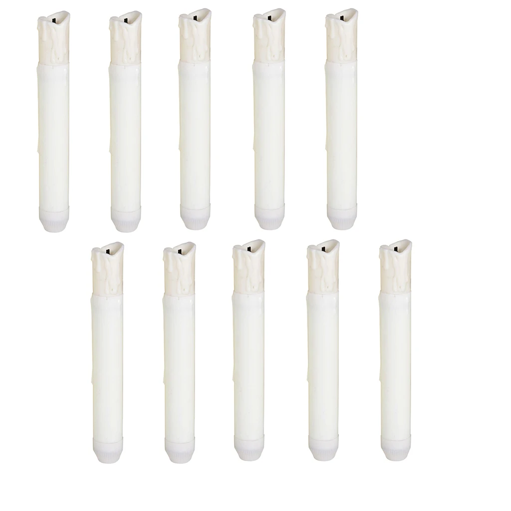 10 шт. беспламенный светодиодный светильник для украшения свечей|Свечи| |